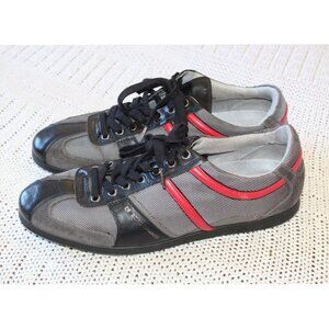 Hugo Boss Orange men's sneakers Simbad Size 11/11.5 Low Top Suede Lace up shoes